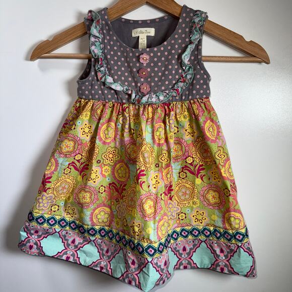 Matilda Jane Farren Sunny Friends Forever Dress Girls 2 Whimsical Cottagecore - Picture 2 of 12